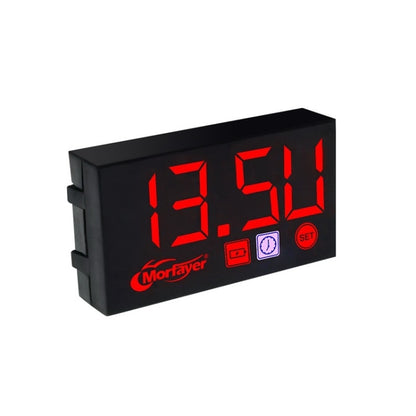Compact LED Digital Display Time Voltmeter, 3 in 1 Red, 3 in 1 Blue, 3 in 1 White, 3 in 1 Green, 2 in 1 Temperature Red, 2 in 1 Temperature Blue, 2 in 1 Temperature White, 2 in 1 Temperature Green, 2 in 1 Water Temperature Red