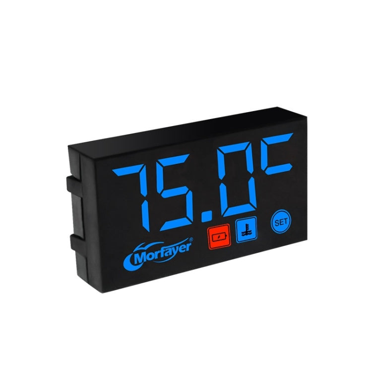 Compact LED Digital Display Time Voltmeter, 3 in 1 Red, 3 in 1 Blue, 3 in 1 White, 3 in 1 Green, 2 in 1 Temperature Red, 2 in 1 Temperature Blue, 2 in 1 Temperature White, 2 in 1 Temperature Green, 2 in 1 Water Temperature Red