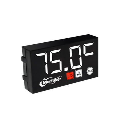 Compact LED Digital Display Time Voltmeter, 3 in 1 Red, 3 in 1 Blue, 3 in 1 White, 3 in 1 Green, 2 in 1 Temperature Red, 2 in 1 Temperature Blue, 2 in 1 Temperature White, 2 in 1 Temperature Green, 2 in 1 Water Temperature Red