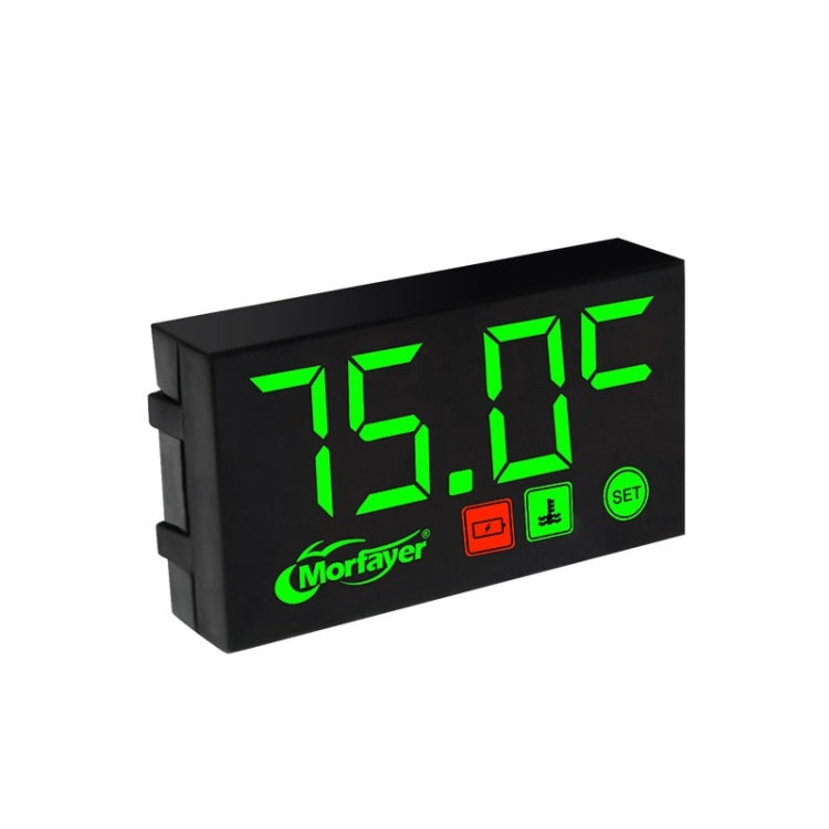 Compact LED Digital Display Time Voltmeter, 3 in 1 Red, 3 in 1 Blue, 3 in 1 White, 3 in 1 Green, 2 in 1 Temperature Red, 2 in 1 Temperature Blue, 2 in 1 Temperature White, 2 in 1 Temperature Green, 2 in 1 Water Temperature Red
