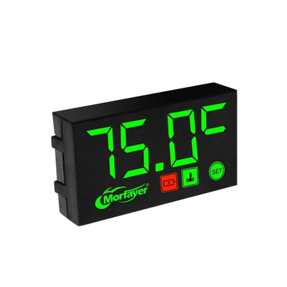 Compact LED Digital Display Time Voltmeter, 3 in 1 Red, 3 in 1 Blue, 3 in 1 White, 3 in 1 Green, 2 in 1 Temperature Red, 2 in 1 Temperature Blue, 2 in 1 Temperature White, 2 in 1 Temperature Green, 2 in 1 Water Temperature Red
