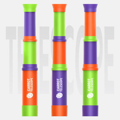 8X HD Radish Telescope Retractable Focusing Children Science Education Toys