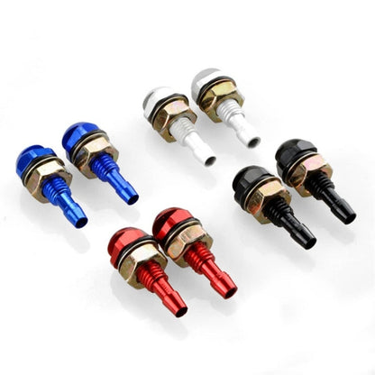 2pcs /Set Automotive Glass Washer Sprayer Aluminum Cap Nozzle