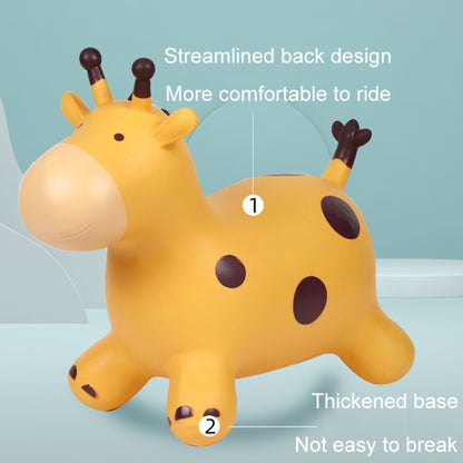 Kids Entertainment Deer Wizard Jumping Horse Rider Baby Outdoor Inflatable Toys