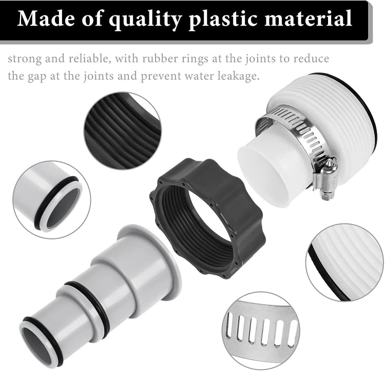 For Intex Pool Hose Adapter with Internal Thread, A Set, B Set, 1 A Type Adapter