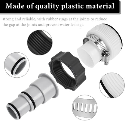 For Intex Pool Hose Adapter with Internal Thread, A Set, B Set, 1 A Type Adapter