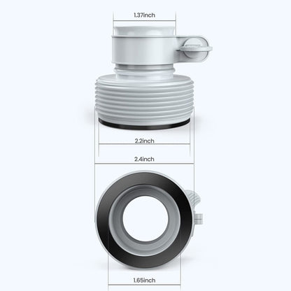 For Intex Pool Pump Fittings 10722 / 25009 Type B Hose Adapter, 1 B Type Adapter