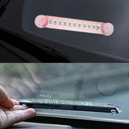 Parking Number Plate Aluminum Alloy Lightweight Simple Temporary Parking Plate