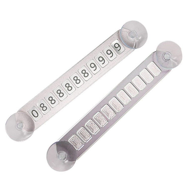 Parking Number Plate Aluminum Alloy Lightweight Simple Temporary Parking Plate