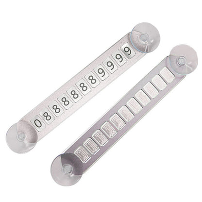 Parking Number Plate Aluminum Alloy Lightweight Simple Temporary Parking Plate