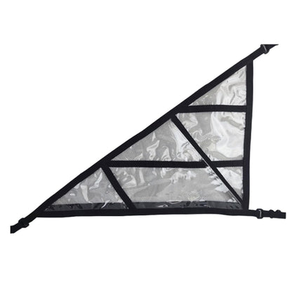 SUV Ceiling Storage Net Car Roof Mesh Storage Bag Suitable For 3-handle Models, Transparent PVC+Reinforcement Webbing, Extra Large Size
