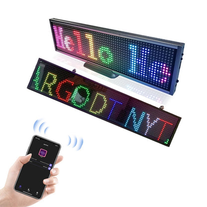 Wifi Scrolling LED Sign Message Board Support Multi-Languauge, Monochrome 260x95x15mm, Colorful 820x95x15mm