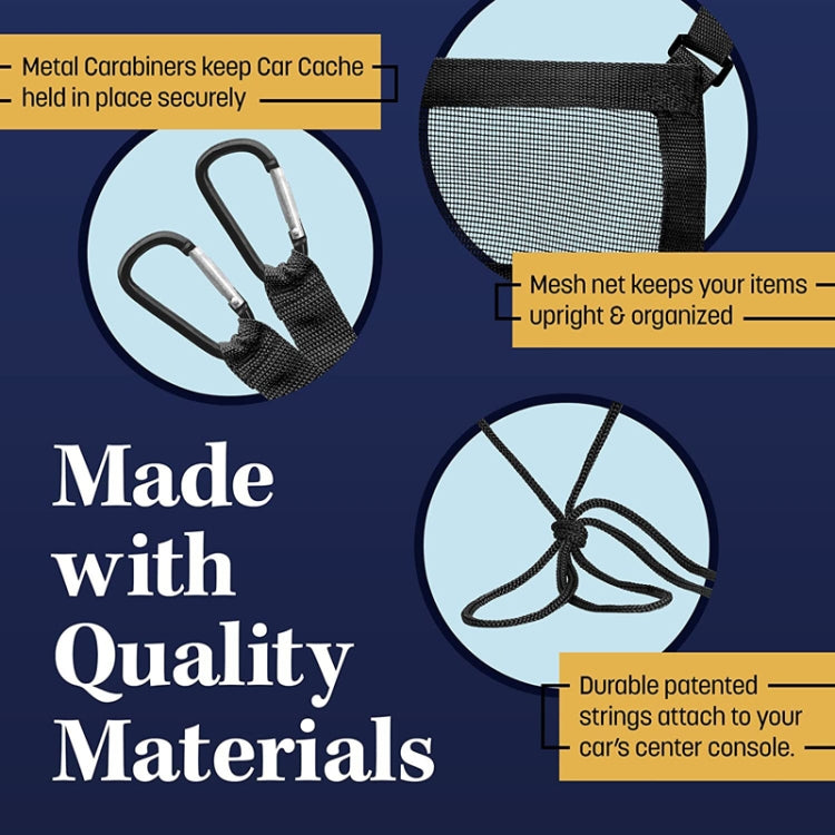 Car Storage Bag Multifunctional Pet Barrier Mesh Bag