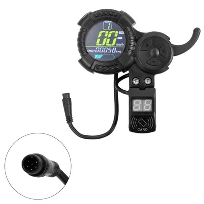 Scooter Meter for VSETT ZERO 10 / 8X / 10X / Z8PRO, 6 Pin