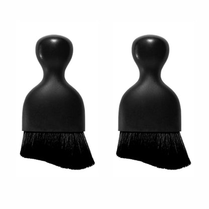 2pcs Car Interior Cleaning Brush Air Outlet Gap Dust Removal Brush, OPP Black, Protective Case Black