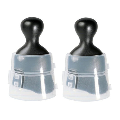 2pcs Car Interior Cleaning Brush Air Outlet Gap Dust Removal Brush, OPP Black, Protective Case Black