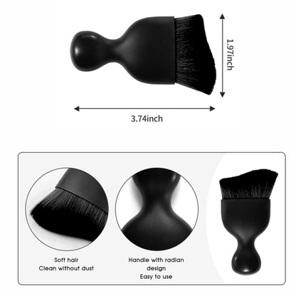 2pcs Car Interior Cleaning Brush Air Outlet Gap Dust Removal Brush, OPP Black, Protective Case Black