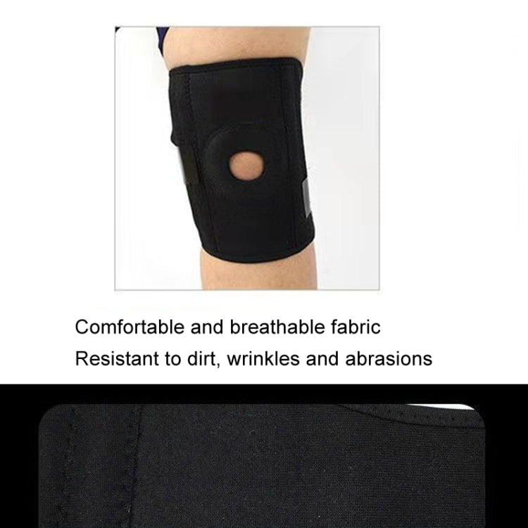 Outdoor Sports Knee Protector Mountaineering Basketball Thin Breathable Knee Pa, 2 Support Spring, 4 Support Spring