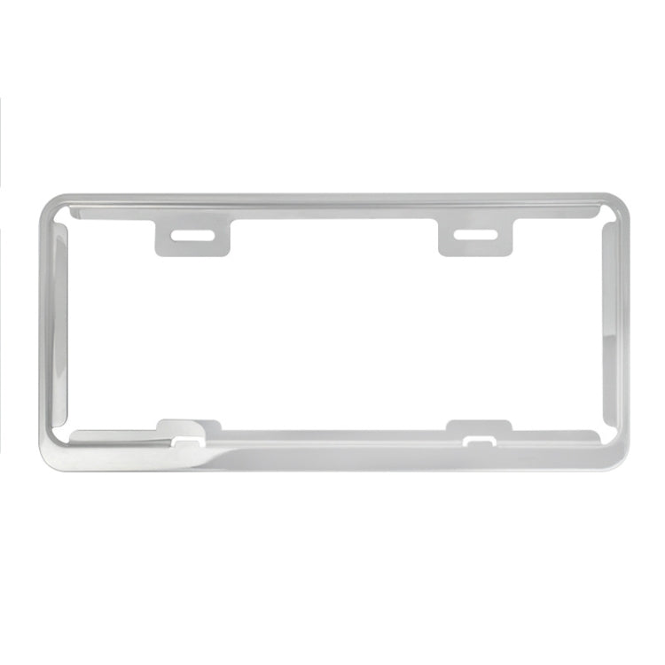 Taiwan Car License Plate Stainless Steel Frame, Stainless Steel 8K Mirror, Carbon Fiber, Black