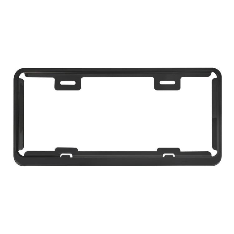 Taiwan Car License Plate Stainless Steel Frame, Stainless Steel 8K Mirror, Carbon Fiber, Black