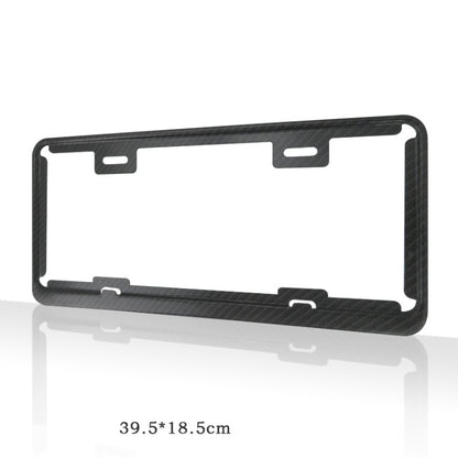 Taiwan Car License Plate Stainless Steel Frame, Stainless Steel 8K Mirror, Carbon Fiber, Black