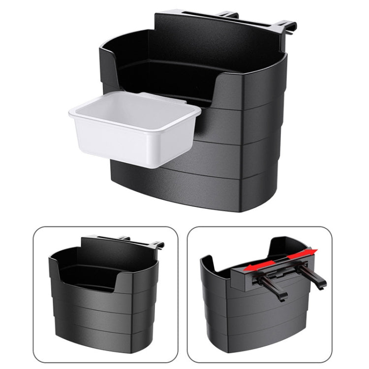 Car-Mounted French Fries Cup Holder Storage Box Multifunctional Trash Can, SD-1019, SD-1019B With Seasoning Box