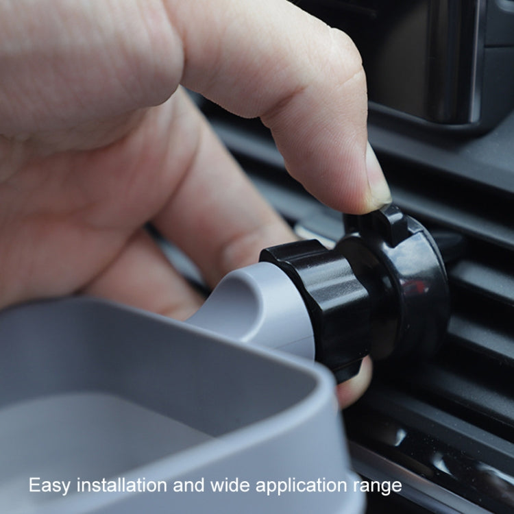 2 in 1 Car Fries Sauce Rack Air Vent Storage Box