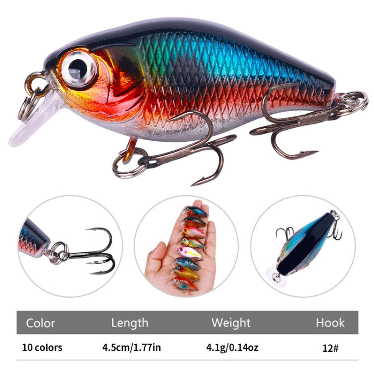 10colors /Set HENGJIA CB073 Lua Fishing Lures Dummy Bait, 4.5cm 4.1g