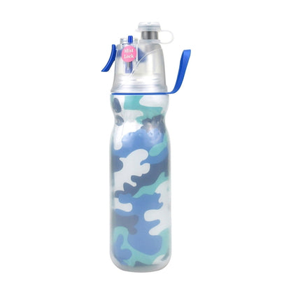 590ml Summer Outdoor Sports Training Spray Cooling Water Cup, Dream Purple 3-layers, F3 3-layers, Blue 3-layers, Colorful 3-layers, Watermelon 3-layers, Geometry 3-layers, Camouflage Green 3-layers, Basketball 3-layers, Football 3-layers, Rugby 3-layer...