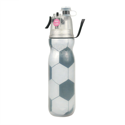 590ml Summer Outdoor Sports Training Spray Cooling Water Cup, Dream Purple 3-layers, F3 3-layers, Blue 3-layers, Colorful 3-layers, Watermelon 3-layers, Geometry 3-layers, Camouflage Green 3-layers, Basketball 3-layers, Football 3-layers, Rugby 3-layer...