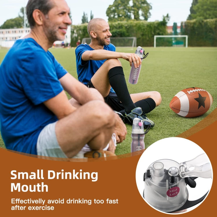 590ml Summer Outdoor Sports Training Spray Cooling Water Cup, Dream Purple 3-layers, F3 3-layers, Blue 3-layers, Colorful 3-layers, Watermelon 3-layers, Geometry 3-layers, Camouflage Green 3-layers, Basketball 3-layers, Football 3-layers, Rugby 3-layer...