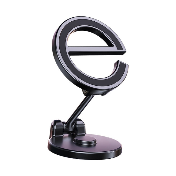Letter E Magnetic Folding Car Phone Holder Rotatable Dashboard Stick-On Navigation Stand, D38