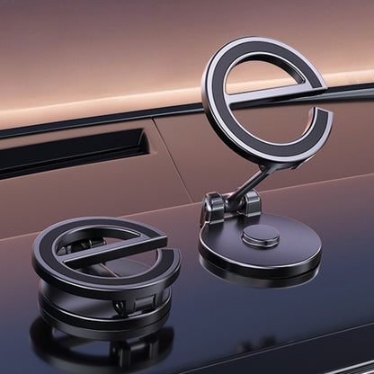 Letter E Magnetic Folding Car Phone Holder Rotatable Dashboard Stick-On Navigation Stand, D38