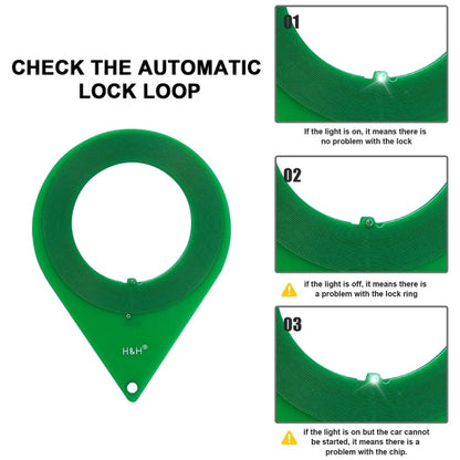 Automobile ECU Induction Signal Automatic Lock Detection Card, Green