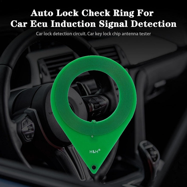 Automobile ECU Induction Signal Automatic Lock Detection Card, Green