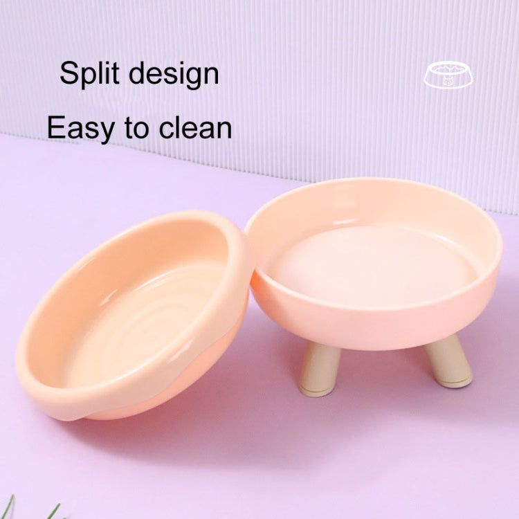 Donut Dog Cat Food Bowl Pet Anti-Overturned Water Drinking Feeder To Protect Cervical Spine
