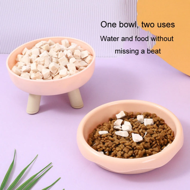 Donut Dog Cat Food Bowl Pet Anti-Overturned Water Drinking Feeder To Protect Cervical Spine