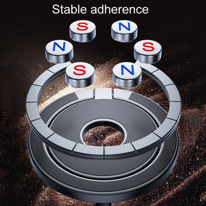 Magnetic Folding Car Phone Holder Rotatable Dashboard Stick-On Navigation Stand, D50