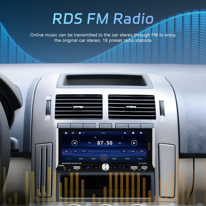 Single Spindle 6.9 inch MP5 With Knob Player Carplay Function Car MP4 Backup Camera, Standard, Standard+12 Light Camera, Standard+AHD Camera