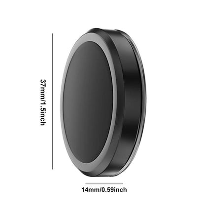 Zero Gravity Car Steering Wheel Phone Navigation Mount Sticky Metal Magnetic Holder, D35