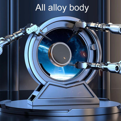 Zero Gravity Car Steering Wheel Phone Navigation Mount Sticky Metal Magnetic Holder, D35