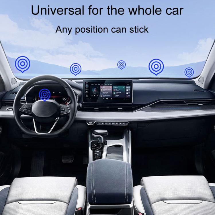 Zero Gravity Car Steering Wheel Phone Navigation Mount Sticky Metal Magnetic Holder, D35