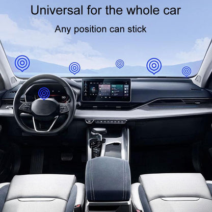 Zero Gravity Car Steering Wheel Phone Navigation Mount Sticky Metal Magnetic Holder, D35