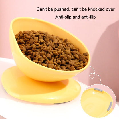Tilted Teacup Pet Food Bowl Slanted Tall Bowl To Protect Cervical Cats Puppy General Purpose