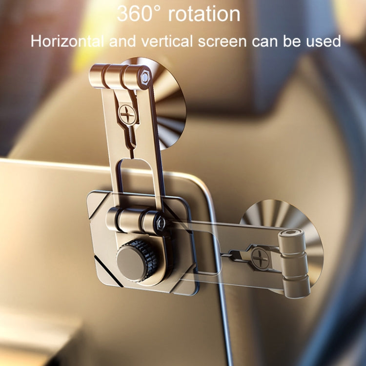 Foldable Suspension Car Phone Holder Magnetic Adhesive Type Metal Navigation Stand, D30