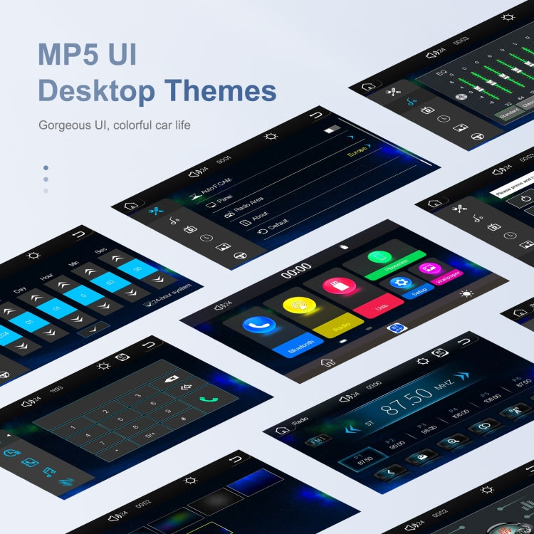 9 Inch Disassembly Screen MP5 Player Android Wireless CarPlay Reversing Image Integrated Machine