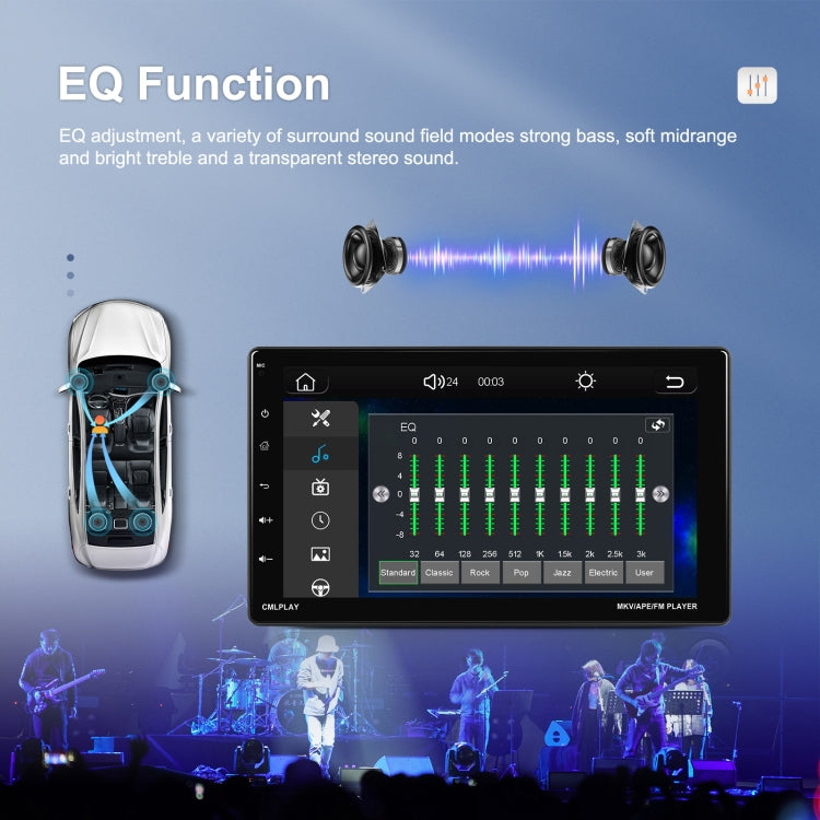 9 Inch Disassembly Screen MP5 Player Android Wireless CarPlay Reversing Image Integrated Machine