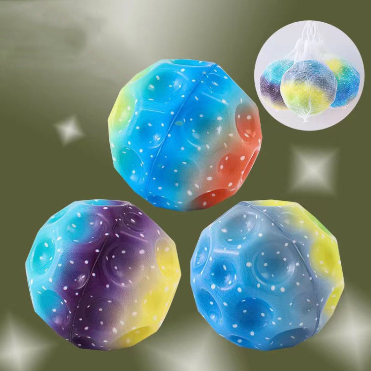 Colorful Bouncy Ball Parent-child Interactive PU Foam Ball Outdoor Toys