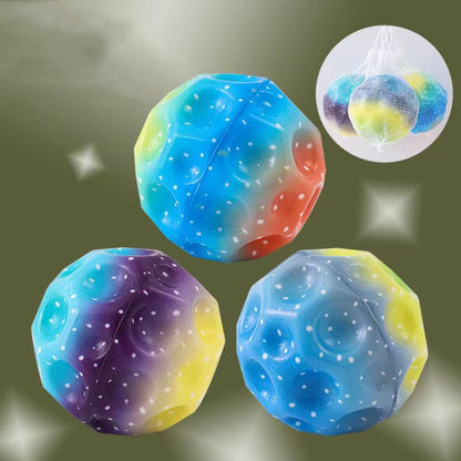 Colorful Bouncy Ball Parent-child Interactive PU Foam Ball Outdoor Toys