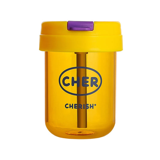 300ml Mini Children Water Mug Leakage-proof Student Plastic Portable Straw Cup